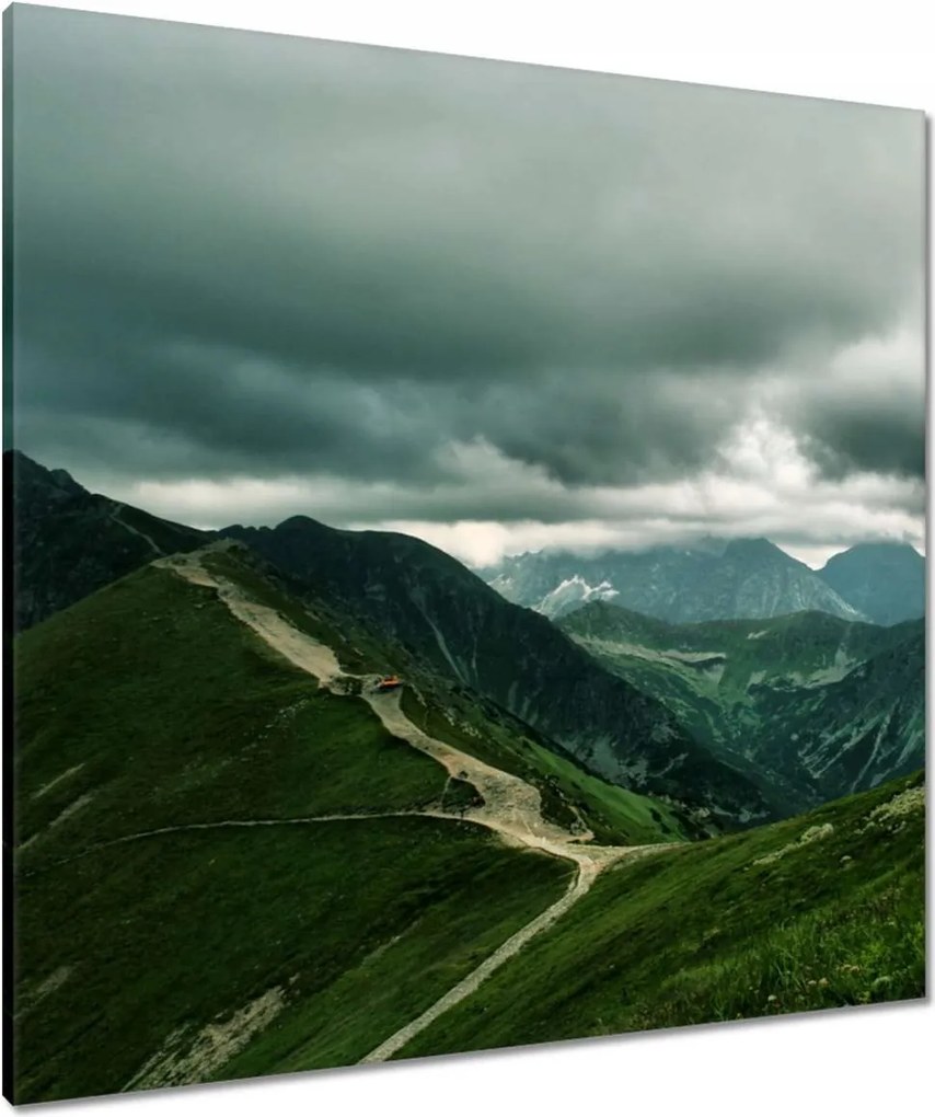 Vászonkép 80x80 Tátra Lengyel hegyek Kilátás