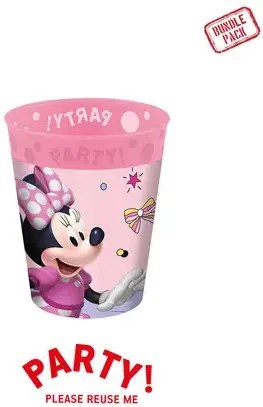 Disney Minnie Junior micro prémium műanyag pohár szett 4 db-os 250 ml