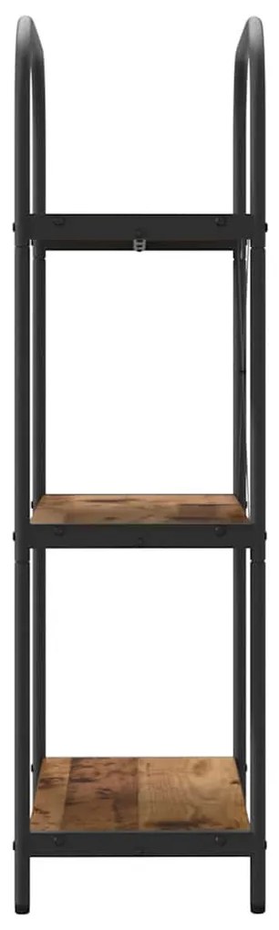 Könyvespolc Régi fa 60 x 30 x 109 cm Faanyag