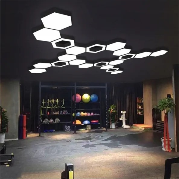 LED csillár zsinóron LED/20W/230V fekete