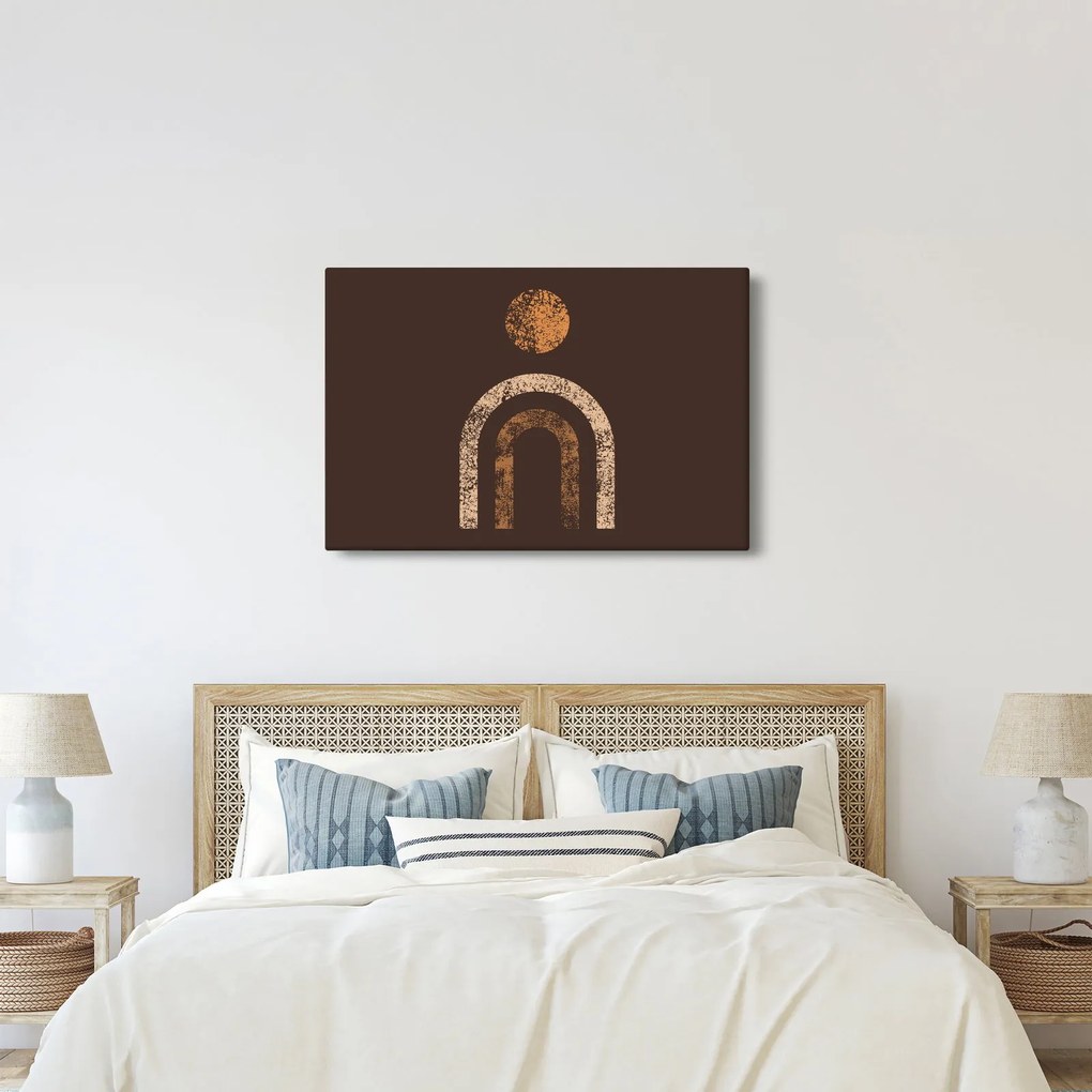 Kép - Narancssárga ívek N⁰1 (90x60 cm)
