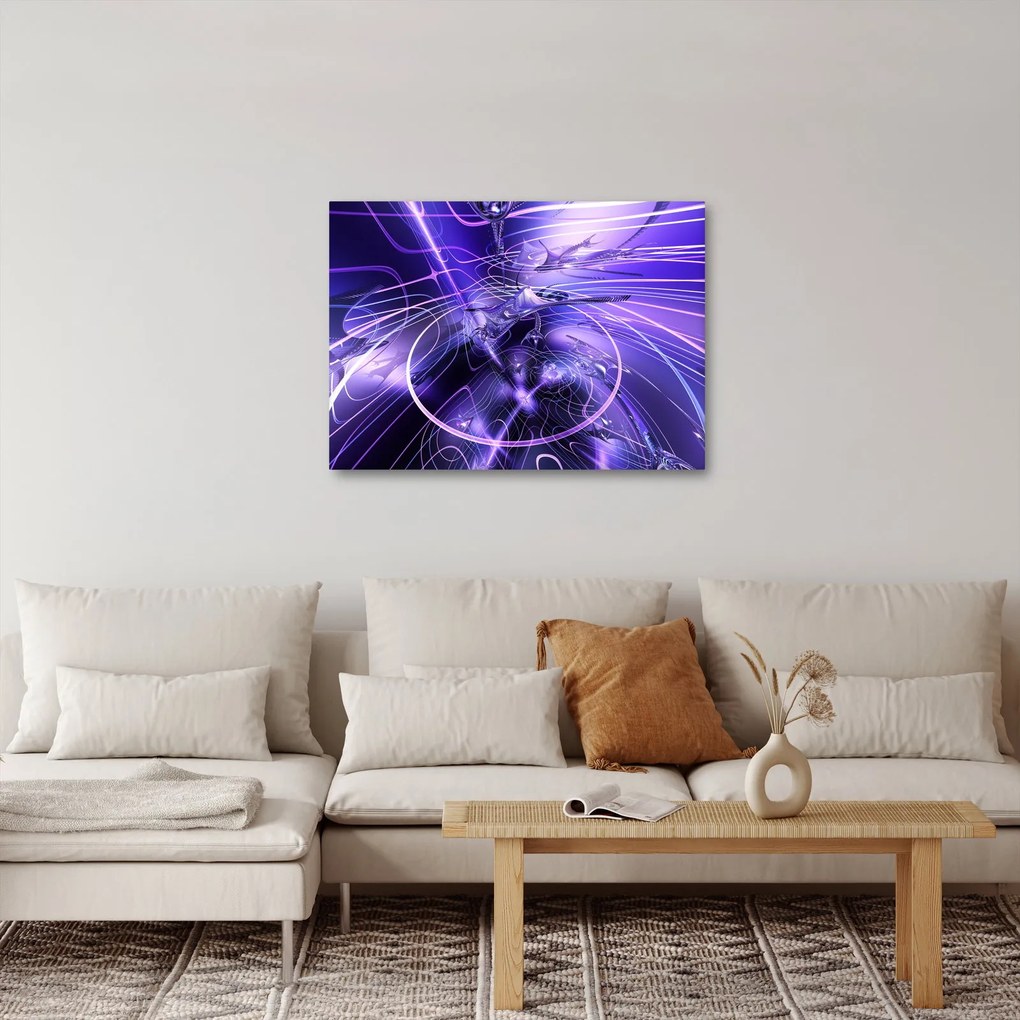 A technikai absztrakció képe (70x50 cm)