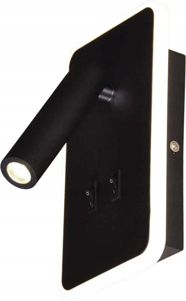 Led fali lámpa Kaja Set 10W fekete/fehér modern IP20