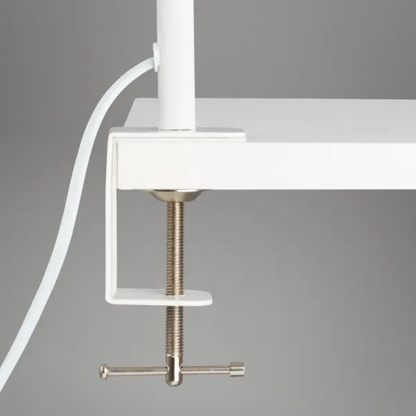 Brilo - LED Rugalmas asztali lámpa klipsszel TRASNA LED/7,5W/230V fehér