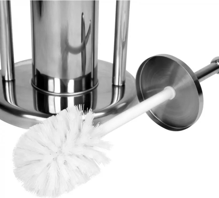 AQUAMARIN Fürdőszoba WC szett 81 x 22 x 22 cm ezüst