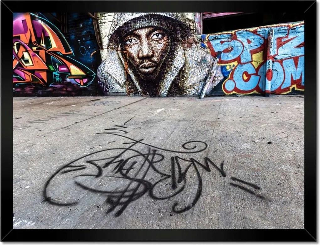 Poszterek keretben 40x30 Graffiti Utcaművészet