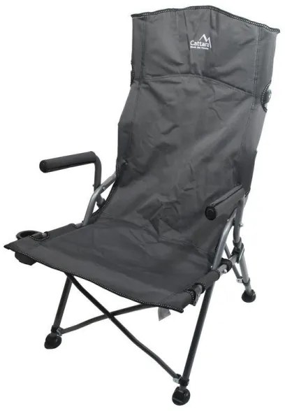 Összecsukható kempingszék szürke