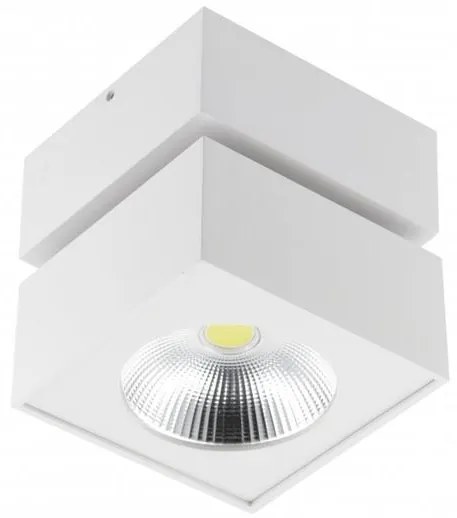 Lámpa Mennyezeti BIANCO 15W 1500lm, AC220-240V, 50/60 Hz, PF>0,5, Ra≥80, IP20, IK06, 36°, 4000K, kocka, fehér