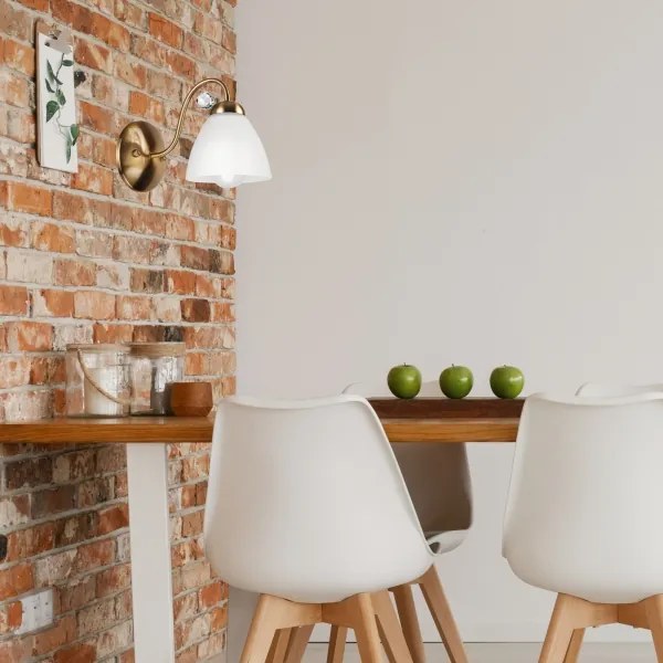 Fali lámpa MIRANDA 1xE27/60W/230V arany