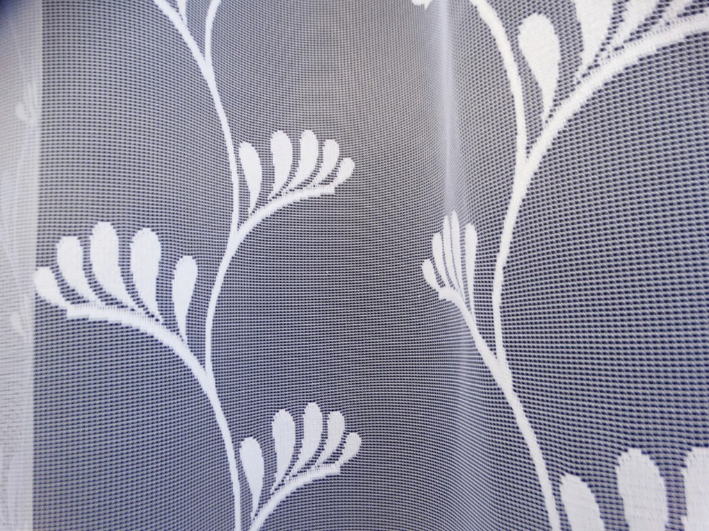 Mg Függöny 125/357 Fehér 400x180cm Kész Szalaggal M