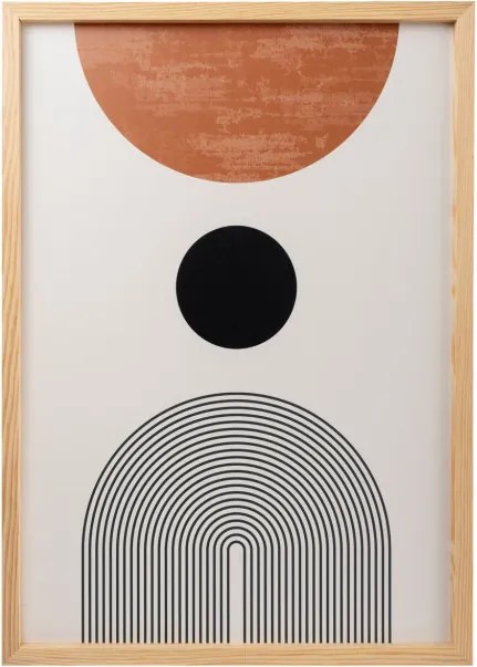 Huhu198 keretezett MDF falikép, 50 x 70 cm, 3 db-os szett