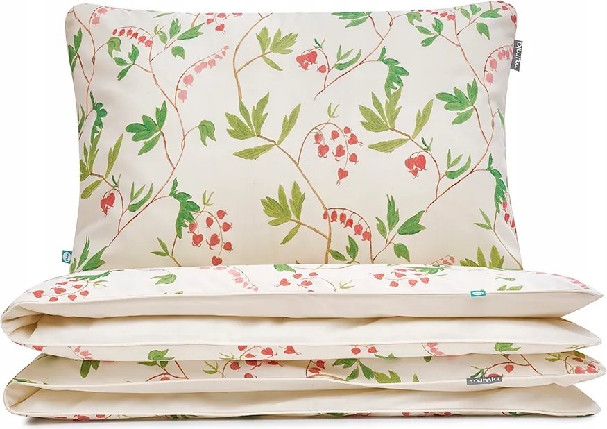 Szívecskés ágyneműhuzat 200x200 cm 2x 60x50 cm Mumla