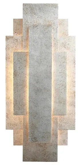 Endon 90451 - Fali lámpa ALZARE 2xG9/3W/230V fehér patinás