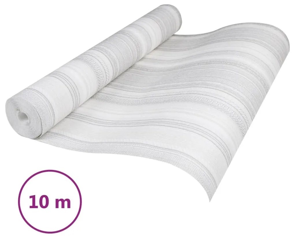 szürke csíkos nem szőtt 3D tapéta 10 x 0,53 m