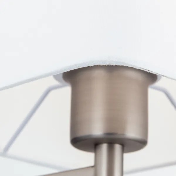 Orion Stl 12-1187/1 - Állólámpa CARLTON 1xE27/40W/230V fehér/matt króm