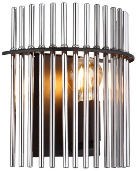 Globo 15698W - Fali lámpa GORLEY 1xE27/60W/230V fekete