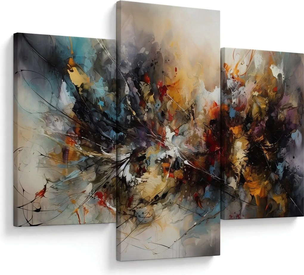 Kép - Absztrakt grafika (90x60 cm)