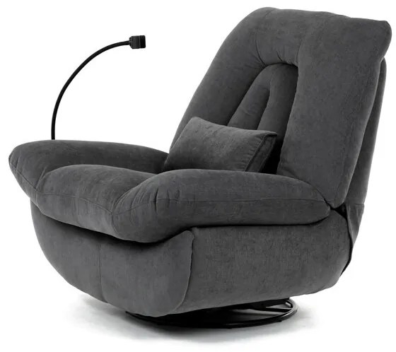 Elektromos vezérlésű szürke szövet dönthető fotel. TV-7089 GREY2