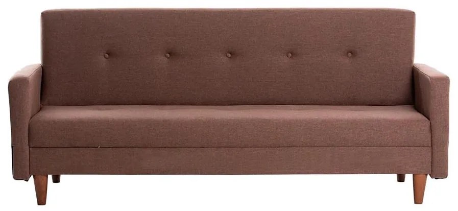 NARA kétszemélyes kanapé barna