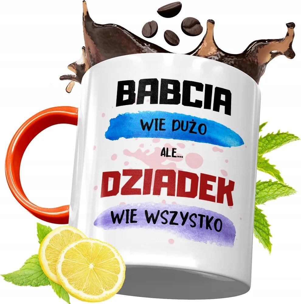 Narancssárga Bögre Nagypapának Ajándék fényképes nyomtatással