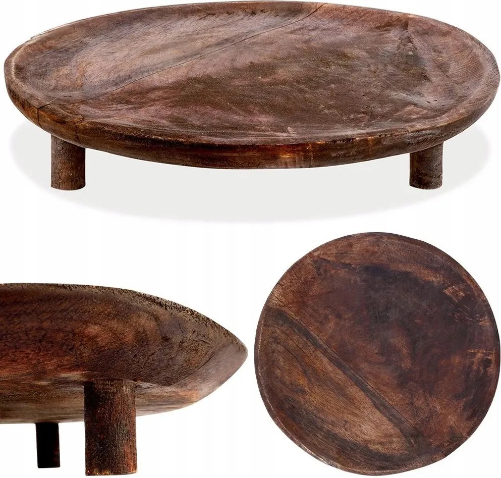 Tálaló deszka Fa Lábakon Snack Felvágott Sajt 30 cm