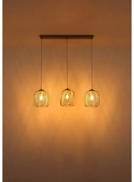 Globo 15965-3H - DICHTI kábeles függőlámpa 3xE27/40W/230V