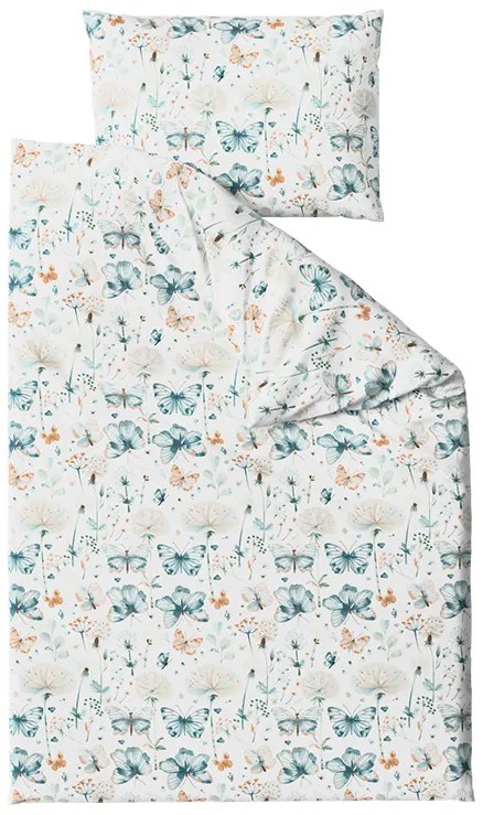 Krepp ágyneműhuzat kiságyra Renforcé ELIVINE fehér Ágyneműhuzat mérete: 45 x 65 cm | 90 x 140 cm