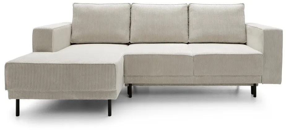 Sarokkanapé Rodriguez mini (B) (bézs szürke + fekete). 1099129