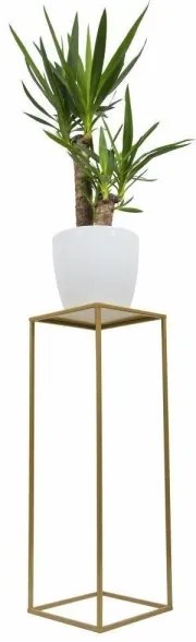 Virágállvány 70x24 cm arany színben