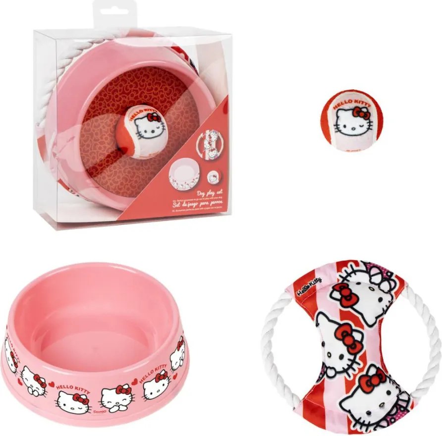 Hello Kitty Pink kisállat ajándék szett 3 db-os