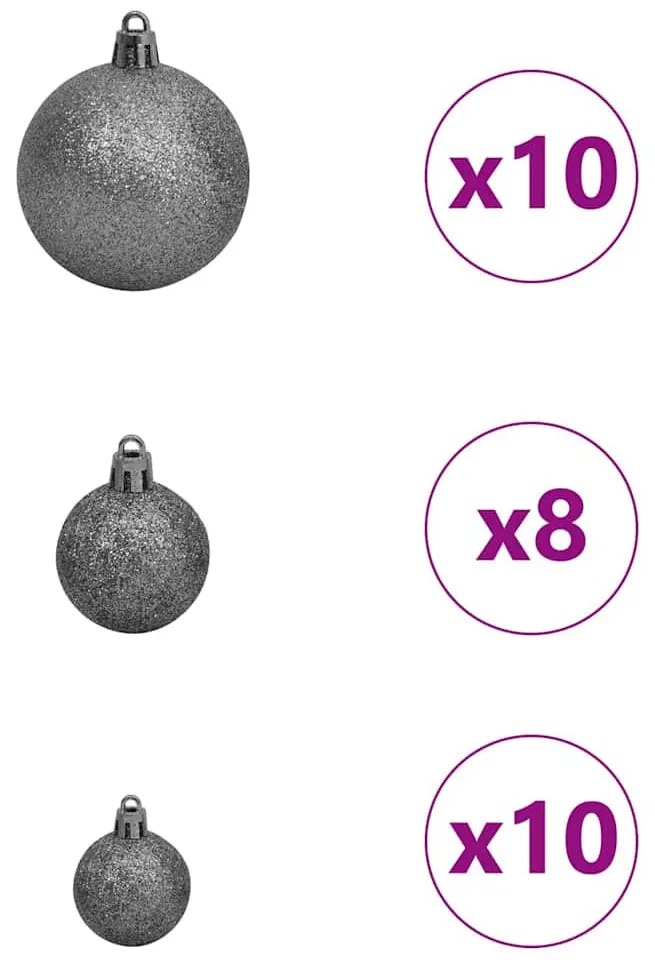 Mű karácsonyfa Zöld 400 cm Extra nagy Különböző PVC