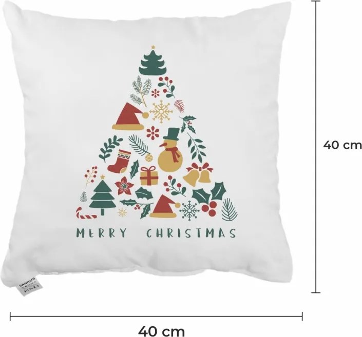 EMI Wonder karácsonyi díszpárna 40x40 cm