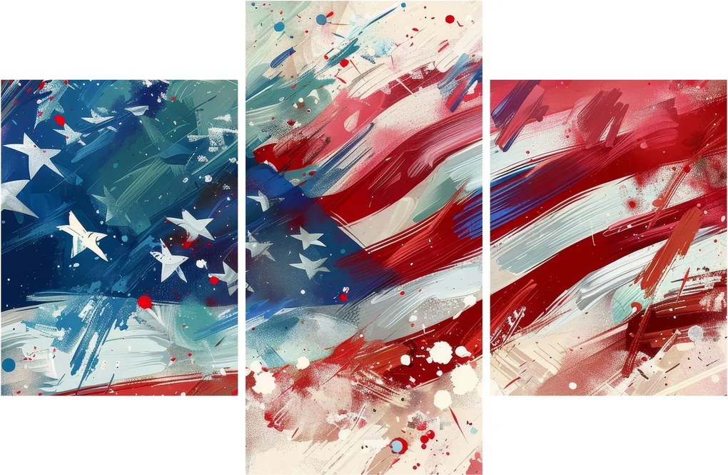 Kép - Az USA zászlaja (90x60 cm)