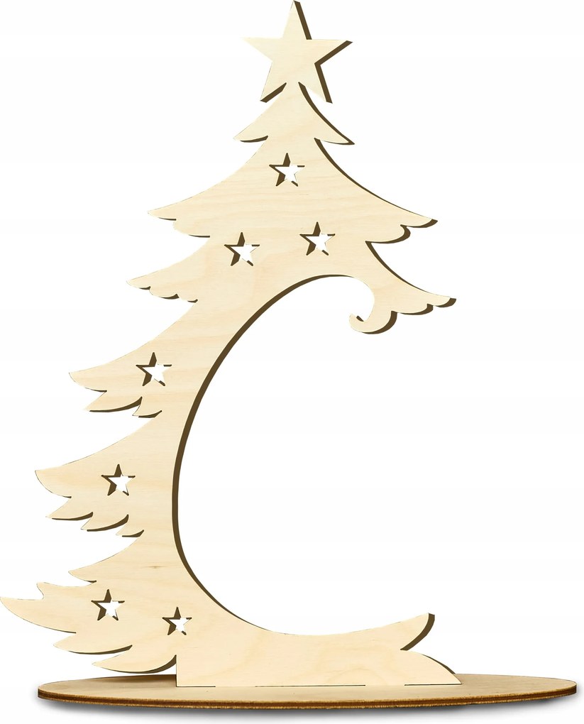 Karácsonyfadísz Tartó Állvány Csillaggal, Egyenes