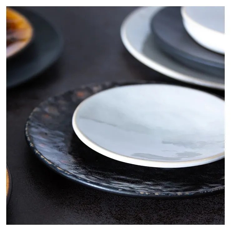 Fehér desszertes agyagkerámia tányér ø 16 cm Roda – Costa Nova