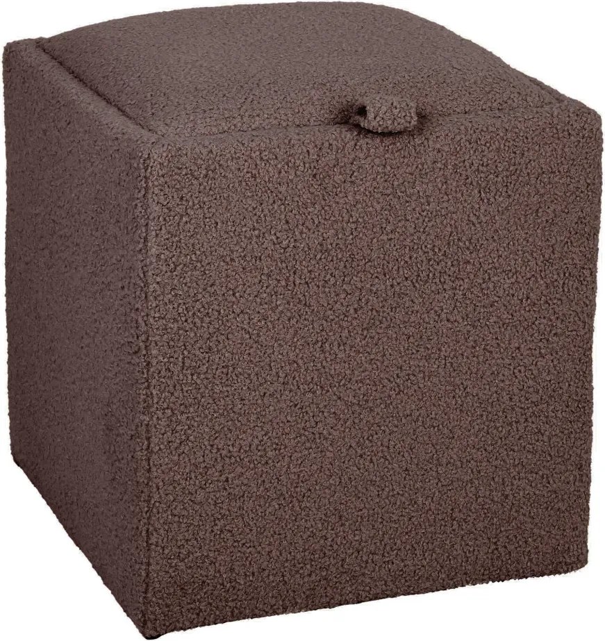 Box puff - T07 szövet - barna R