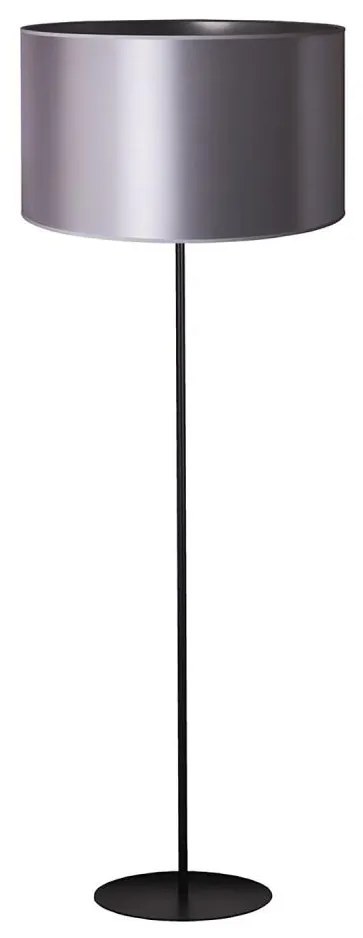 Duolla - Állólámpa CANNES 1xE27/15W/230V átm. 45 cm ezüst/fekete