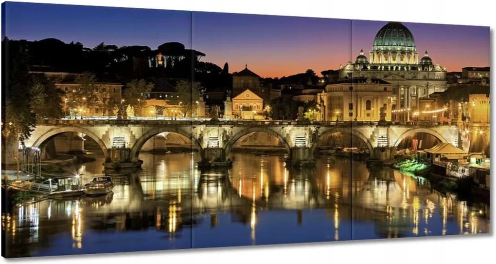 Festmények 180x90 Róma Panorama Vatikán