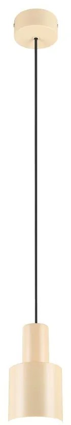 Sárga függőlámpa fém búrával ø 12 cm Agudo – Trio