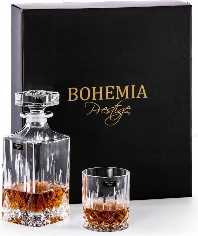 Kristály whiskys pohár szett Bohemia Classico 6+1 kancsóval