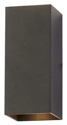 Searchlight 24126BK - DON fali lámpa 2xGU10/10W/230V fekete