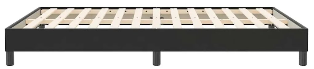 vidaXL ágykeret matrac nélkül Fekete 140x210 cm Bársony