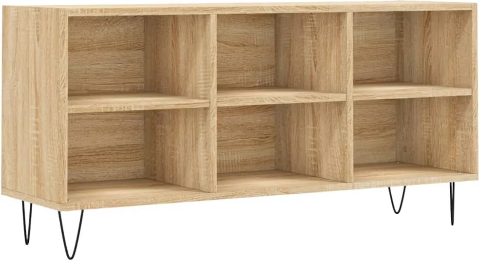 vidaXL sonoma tölgy színű szerelt fa TV-szekrény 103,5x30x50 cm