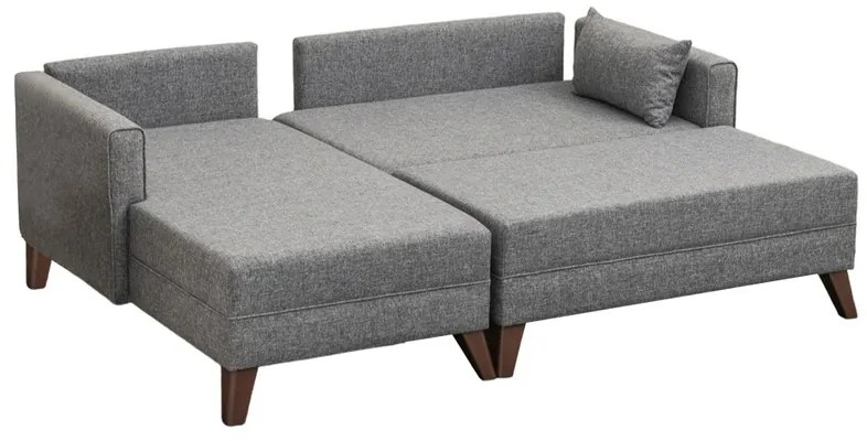 Bella Corner Bal 2 Grey kinyitható sarokkanapé