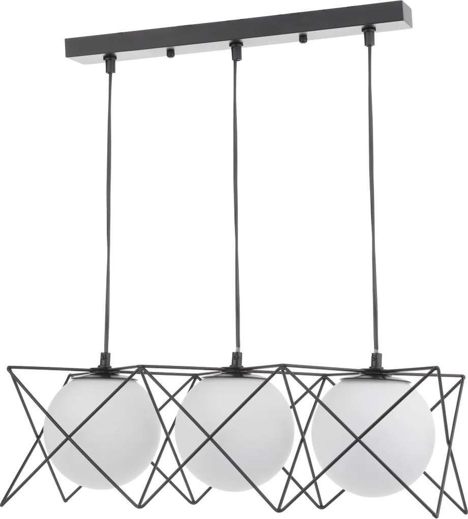 Dar Lighting modern függeszték dreyson fehér matt fekete dardre0322