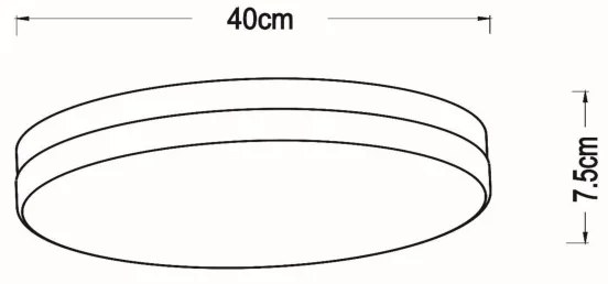 Lucide 79111/40/30 - LED Fürdőszobai lámpa BISKIT LED/36W/230V IP44 fekete