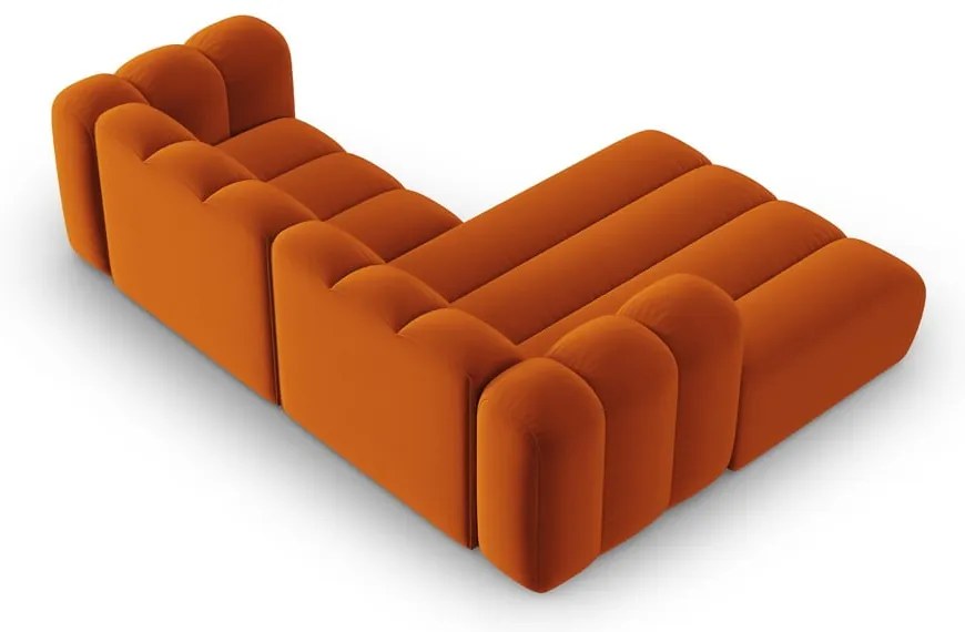 Narancssárga sarokkanapé (bal oldali) Lupine – Micadoni Home