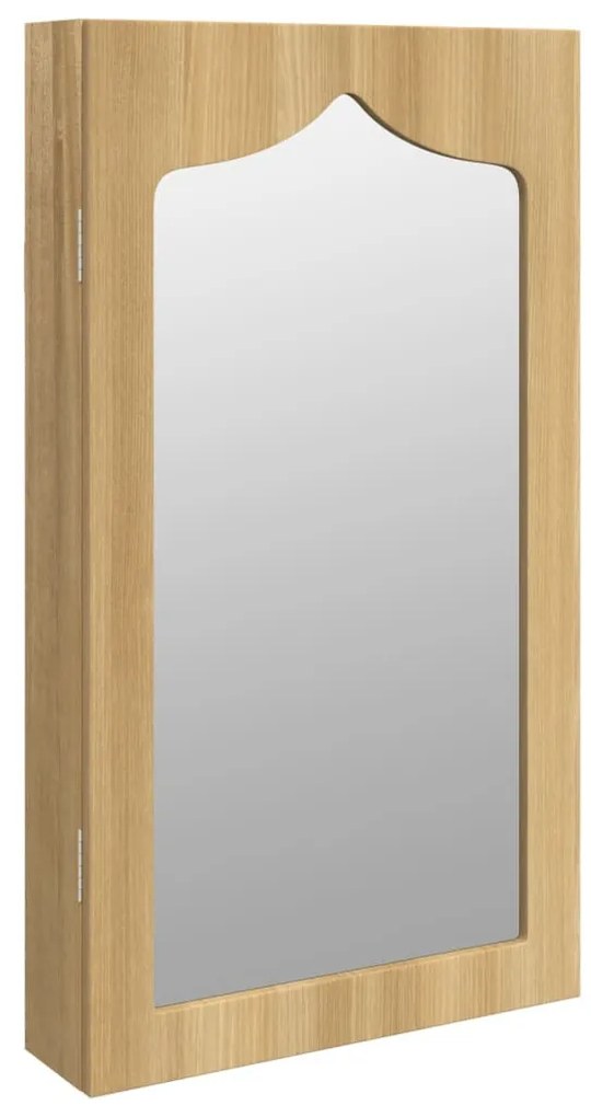 falra szerelhető tükrös ékszerszekrény 37,5x10x67 cm