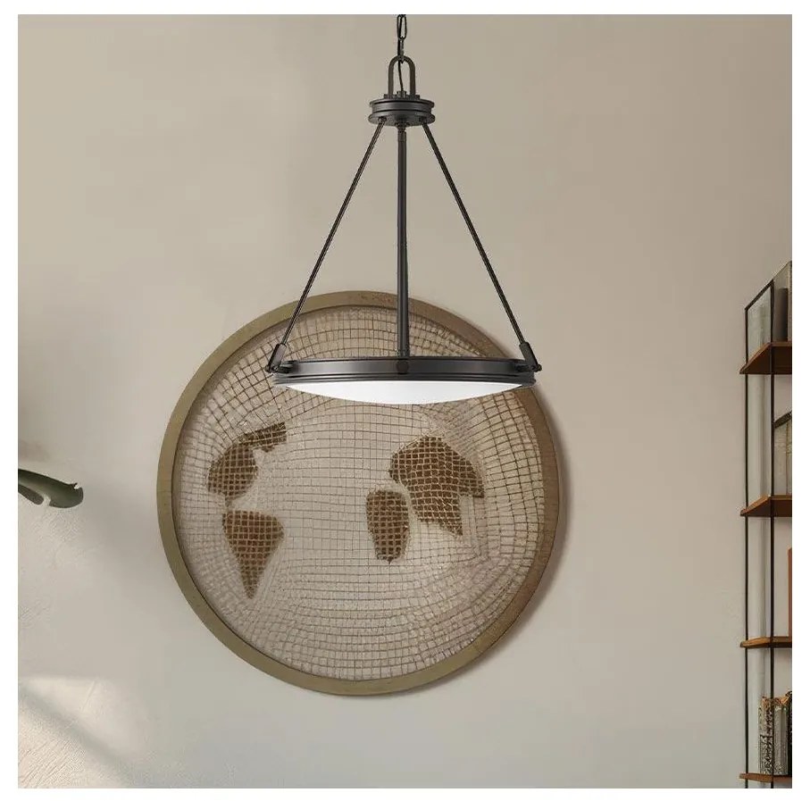 Hinkley HK-COLLIER-P-BX - COLLIER láncos csillár, 4xE14/40W/230V, átmérő 54,3 cm