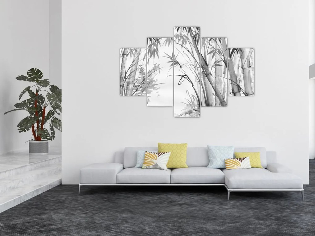Kép - Bambusz erdő (150x105 cm)